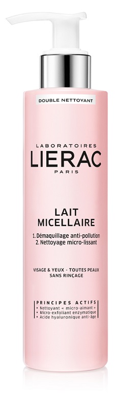 LIERAC DEMAQUILLANT LATTE MICELLARE A DOPPIA AZIONE 200 ML - farmasconti.eu