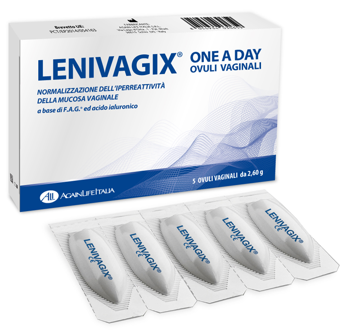 LENIVAGIX ONE A DAY 5 OVULI VAGINALI - farmasconti.eu