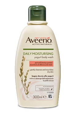 AVEENO BAGNO DOCCIA YOGURT ALBICOCCA & MIELE 300 ML - farmasconti.eu