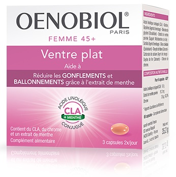 OENOBIOL VENTRE PLAT FEMME 45+ 60 CAPSULE - farmasconti.eu