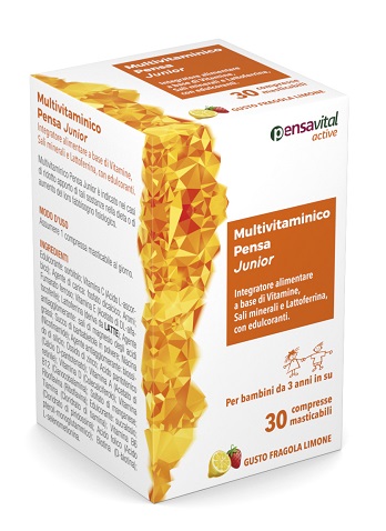 MULTIVITAMINICO PENSA JUNIOR 30 COMPRESSE MASTICABILI - farmasconti.eu