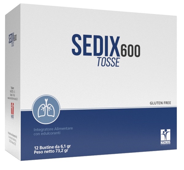 SEDIX 600 TOSSE 12 BUSTINE DA 6,1 G - farmasconti.eu