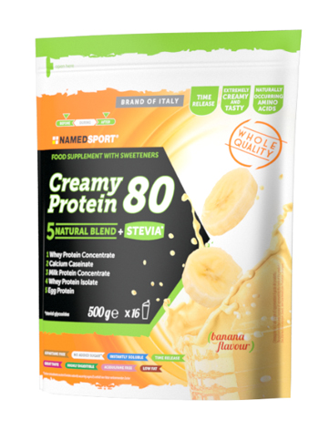 CREAMY PROTEIN 80 BANANA 500 G - farmasconti.eu