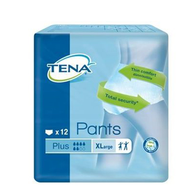 PANNOLONE PULL UP TENA PANTS PLUS TAGLIA EXTRA LARGE 12 PEZZI - farmasconti.eu