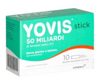 YOVIS STICK 10 BUSTINE DA 1,5 G - farmasconti.eu
