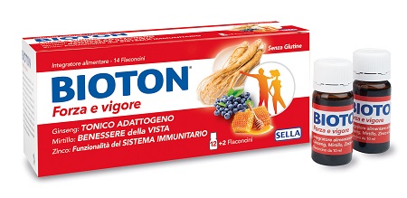 BIOTON GINSENG FORZA VIG 14 FLACONCINI - farmasconti.eu