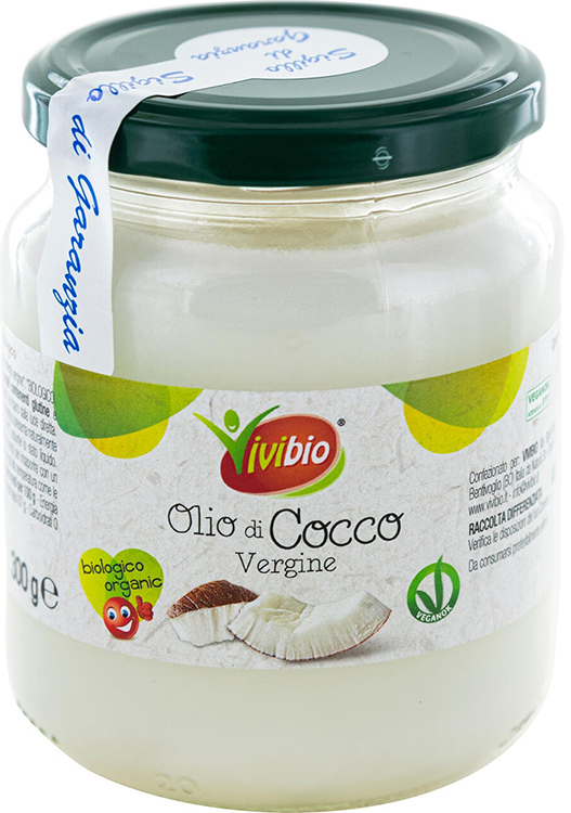 OLIO DI COCCO VERGINE VIVIBIO 300 ML - farmasconti.eu