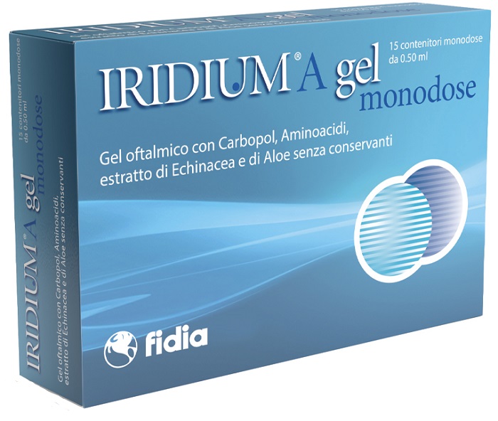 IRIDIUM A GEL OFTALMICO MONODOSE 15 CONTENITORI DA 0,50 ML - farmasconti.eu