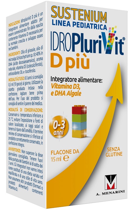 IDROPLURIVIT D+ SUSTENIUM 15 ML - farmasconti.eu