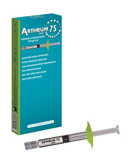 SIRINGA INTRA-ARTICOLARE ARTHRUM VISC 75 MONO INJECTION ACIDO IALURONICO 3 ML - farmasconti.eu