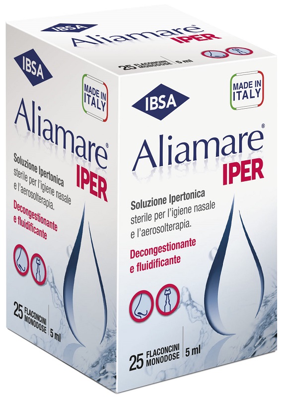 ALIAMARE IPER 25 FLACONCINI IPERTONICI DA 5 ML - farmasconti.eu
