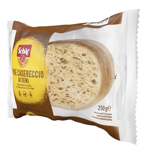 SCHAR PANE CASERECCIO AI SEMI SENZA LATTOSIO 250 G - farmasconti.eu