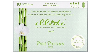 ILLEDI ASSORBENTI LADY EXTRA SENZA ALI POST PARTO TAGLIA LARGE 10 PEZZI - farmasconti.eu