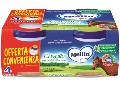 MELLIN OMOGENEIZZATO CAVALLO 4 X 80 G - farmasconti.eu