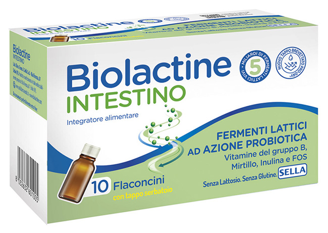 BIOLACTINE INTESTINO 5MLD 10 FLACONCINI 9 ML - farmasconti.eu