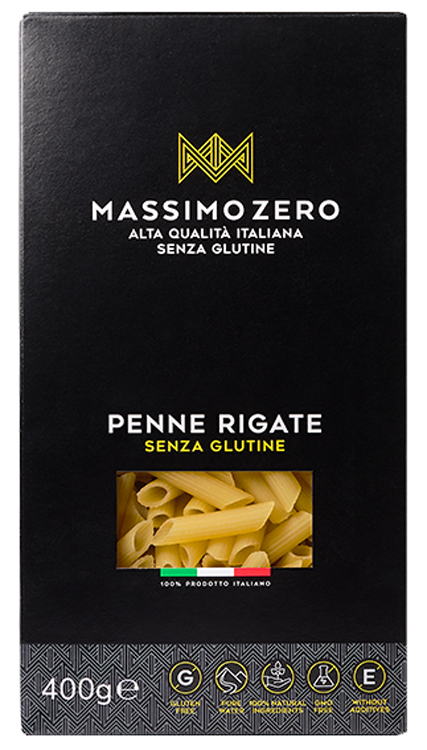 MASSIMO ZERO PENNE RIGATE 400 G - farmasconti.eu