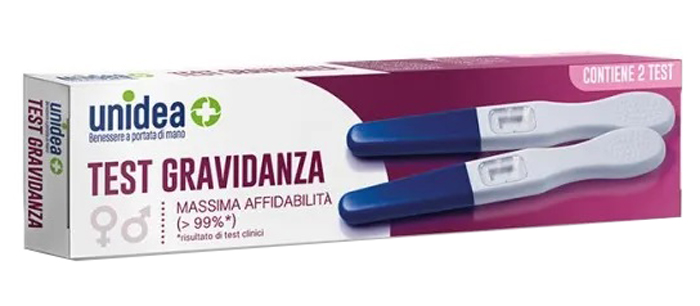 TEST GRAVIDANZA UNIDEA 2 PEZZI - farmasconti.eu