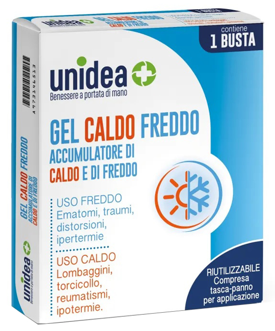 GEL CALDO/FREDDO UNIDEA 1 BUSTA - farmasconti.eu