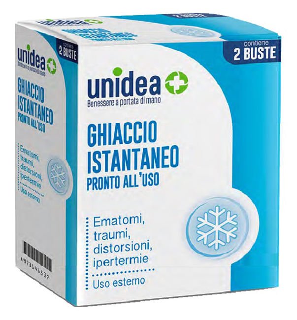 GHIACCIO ISTANTANEO UNIDEA 2 BUSTE - farmasconti.eu