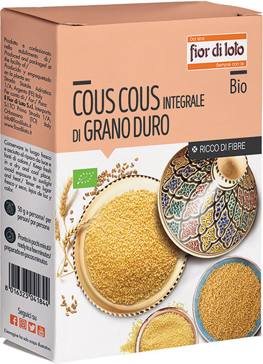 COUS COUS INTEGRALE GRANO DURO BIO 500 G - farmasconti.eu