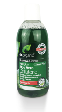 DR ORGANIC ALOE MOUTHWASH COLLUTORIO 500 ML - farmasconti.eu