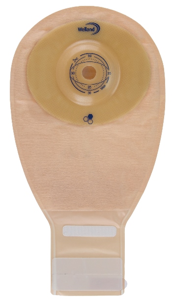 SACCA PER ILEOSTOMIA OPACA RITAGLIABILE WELLAND AURUM CONVEX ILEO MIDI DIAMETRO 13-25 MM INIZIO CONVESSITA' 25 MM 10 PEZZI - farmasconti.eu