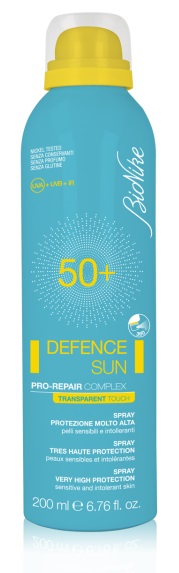 BIONIKE DEFENCE SUN SPRAY TRANSPARENT TOUCH SPF 50+ 200 ML - farmasconti.eu