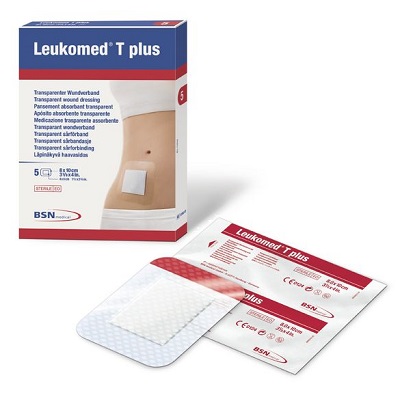 LEUKOMED T PLUS MEDICAZIONE POST-OPERATORIA TRASPARENTE IMPERMEABILE 7,2 X 5 CM - farmasconti.eu