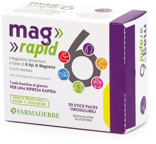 MAG 6 RAPID 20 STICK DA 1,5 G - farmasconti.eu