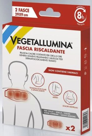 VEGETALLUMINA FASCIA RISCALDANTE 2 PEZZI - farmasconti.eu