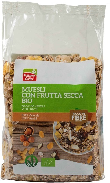 MUESLI FRUTTA SECCA BIO 375 G - farmasconti.eu