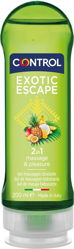 CONTROL GEL PER MASSAGGI EXOTIC ESCAPE 200 ML - farmasconti.eu