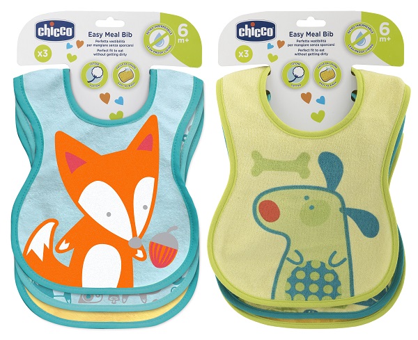 CHICCO BAVAGLINE PAPPA 6M+ 3PZ NEUTRE - farmasconti.eu