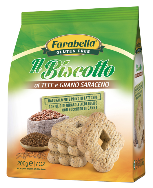 FARABELLA IL BISCOTTO AL TEFF E GRANO SARACENO 200 G - farmasconti.eu
