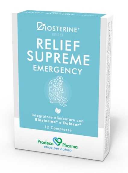 BIOSTERINE RELIEF SUPREME EMERGENCY 12 COMPRESSE - farmasconti.eu
