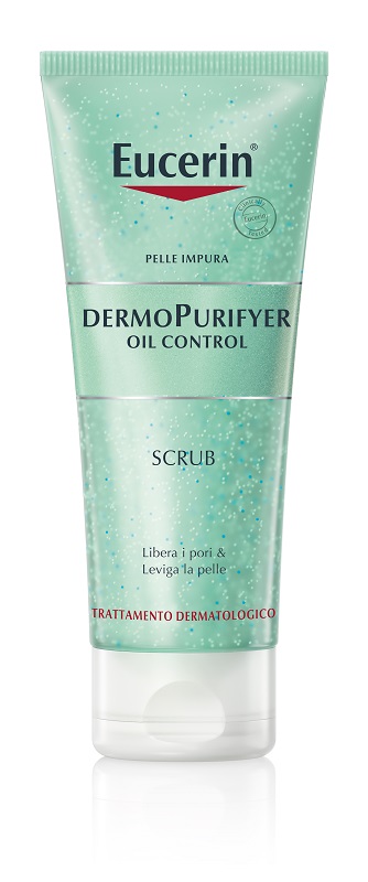 EUCERIN PELLE IMPURA DERMOPURIFYER OIL CONTROL SCRUB 100 ML - farmasconti.eu