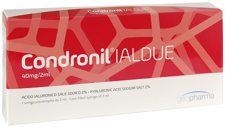SIRINGA INTRA-ARTICOLARE CONDRONIL IALDUE PRERIEMPITA ACIDO IALURONICO SALE SODICO 40 MG 2 ML - farmasconti.eu