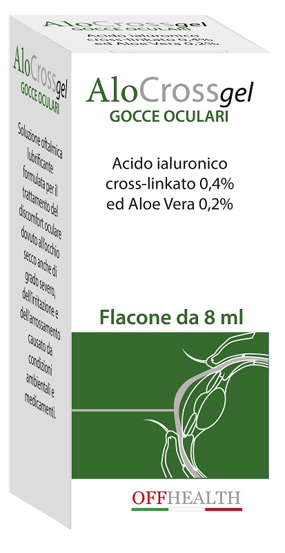 ALOCROSS GOCCE OCULARI ACIDO IALURONICO CROSS-LINKATO 0,2% E ALOE VERA 8 ML - farmasconti.eu