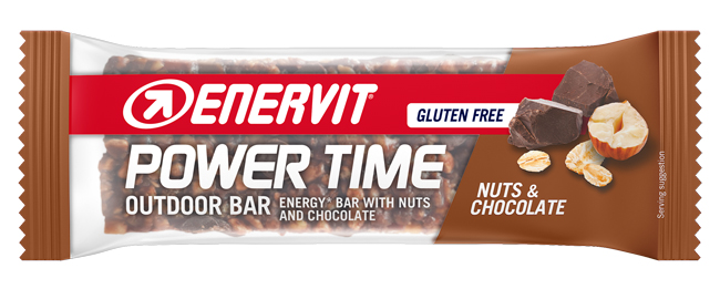 ENERVIT POWER TIME BARRETTA SENZA GLUTINE AL CIOCCOLATO 1 PEZZO - farmasconti.eu