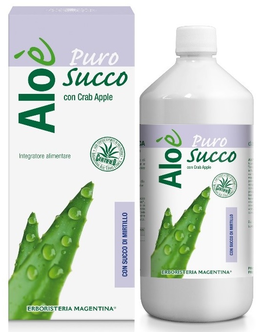 ALOE' ALOE VERA BIO + MIRTILLO 1 LITRO - farmasconti.eu