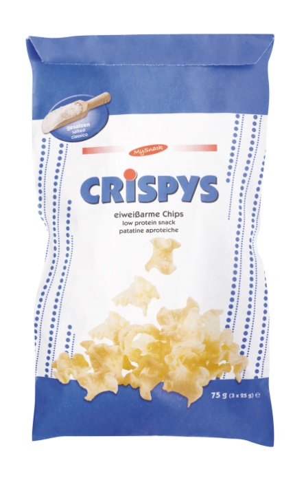 MY SNACK CRISPYS SFOGLIE DI PATATE 3 BUSTE DA 25 G - farmasconti.eu