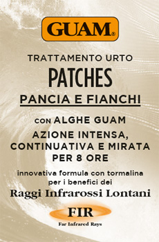 GUAM PATCHES TRATTAMENTO URTO PANCIA E FIANCHI 8 PEZZI - farmasconti.eu