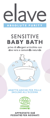 ELAVE BABY BATH DETERGENTE DELICATO CON CAMOMILLA E ALOE VERA BIOLOGICO 400 ML - farmasconti.eu