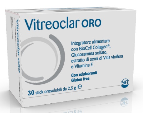 VITREOCLAR ORO 30 BUSTINE OROSOLUBILI DA 2,5 G - farmasconti.eu