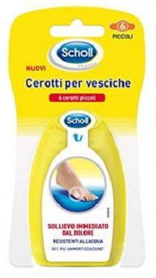 SCHOLL CEROTTI PER VESCICHE PICCOLI 6 PEZZI - farmasconti.eu
