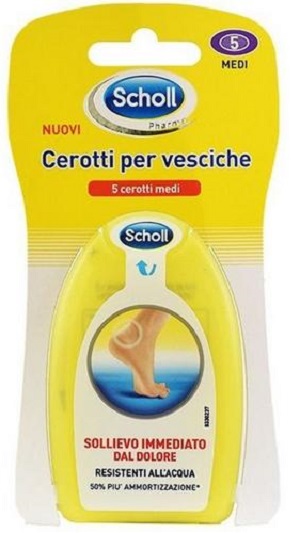 SCHOLL CEROTTI PER VESCICHE MEDIO 5 PEZZI - farmasconti.eu