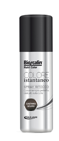 BIOSCALIN NUTRICOLOR SPRAY COLORE ISTANTANEO CASTANO SCURO 75 ML - farmasconti.eu