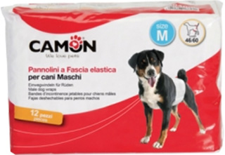PANNOLINI A FASCIA CANI MASCHI MISURA 3 12 PEZZI - farmasconti.eu
