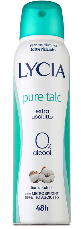 LYCIA SPRAY PURE TALC 150 ML - farmasconti.eu