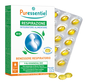 PURESSENTIEL CAPSULE 9 OLI ESSENZIALI RESPIRAZIONE 30 CAPSULE - farmasconti.eu